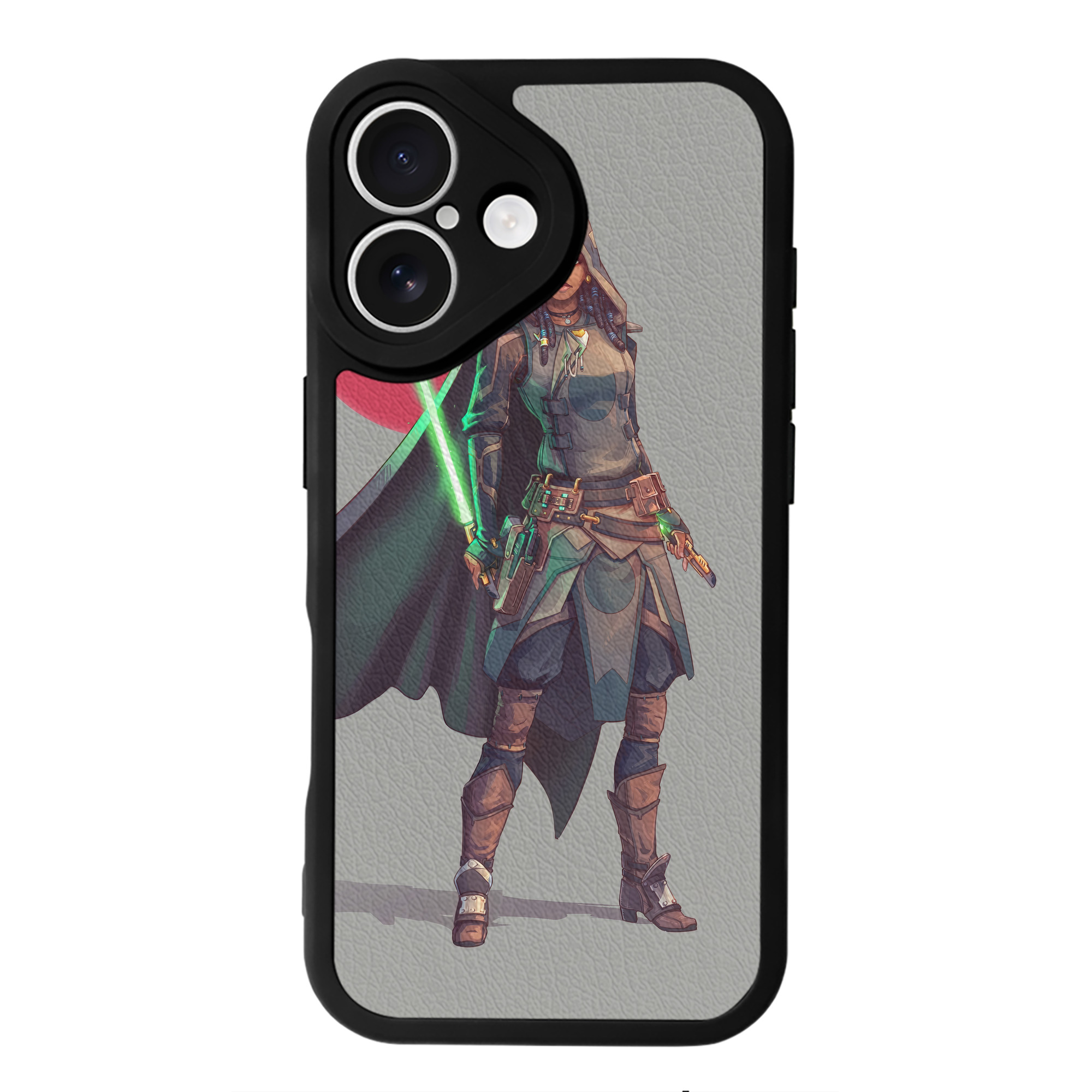 （画像用） スター・ウォーズ Star Wars 【iPhone 16シリーズ対応】シリコンスマホケース（レザー調） 材質：シリコン